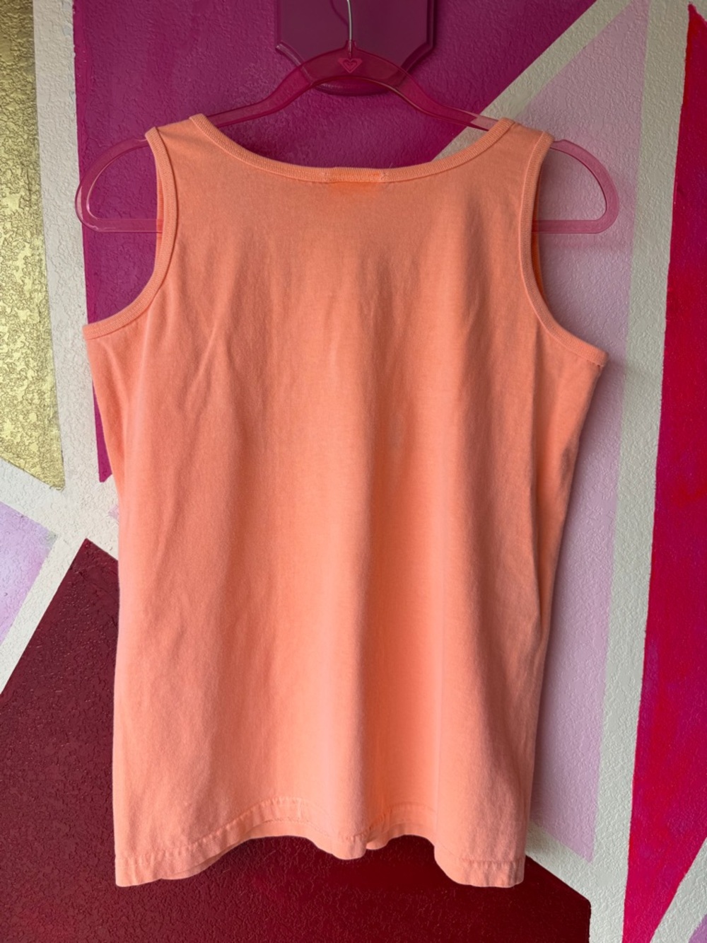 Peach Embroidered Sailboat Tank Top - Picture 4 of 7